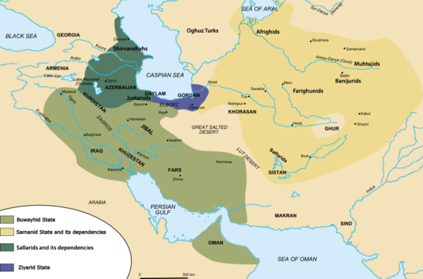 イランの歴史_10世紀中頃のイランの王朝