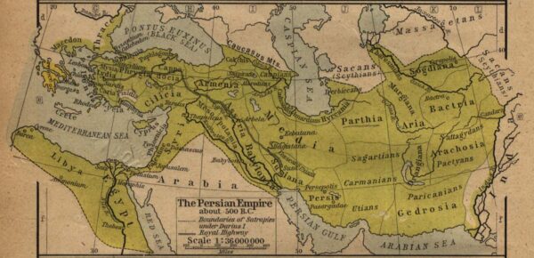 イランの歴史_ペルシア帝国の勢力図